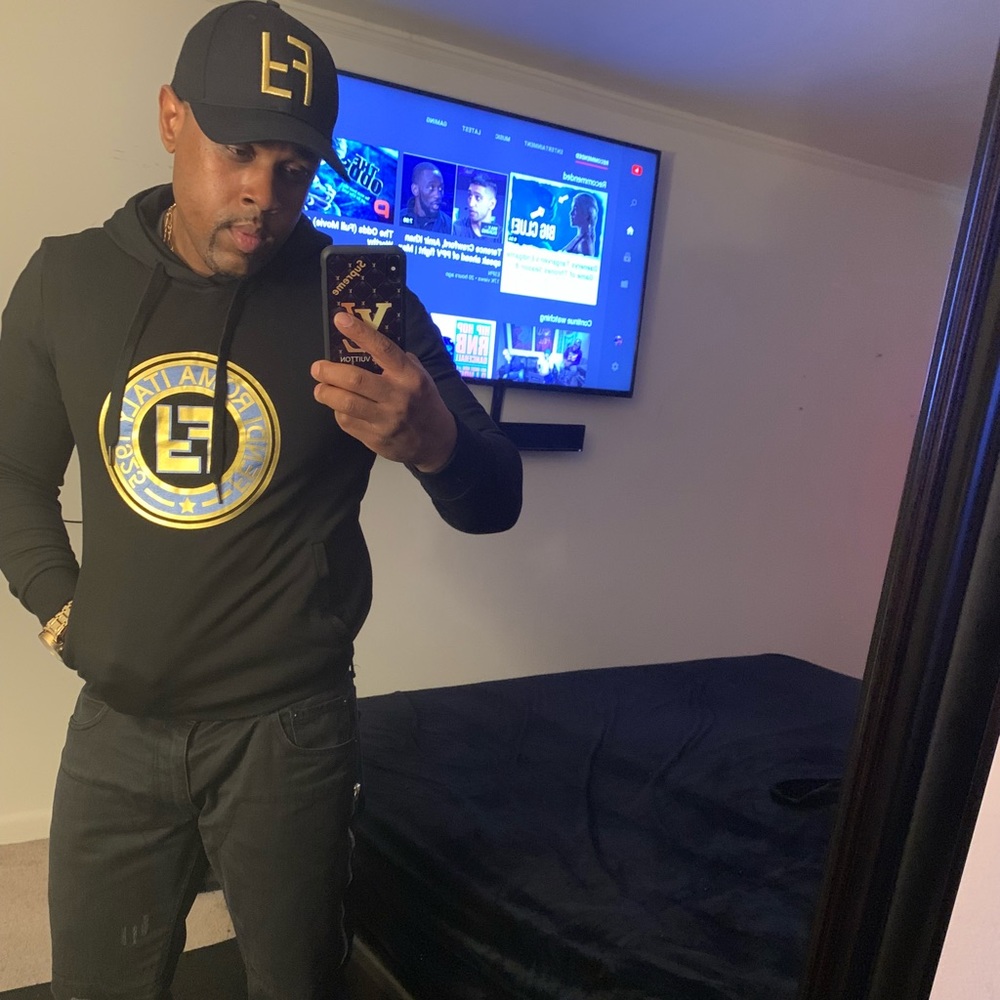 Fendi hoodie and matching Fendi hat